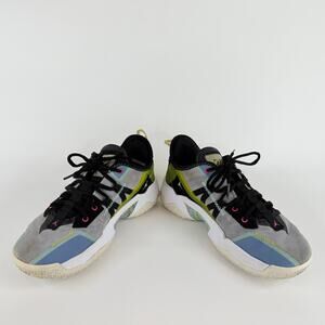 Nike Jordan One Take II (GS) Size 7 Basketball Shoes Wolf Grey Volt Pink RW